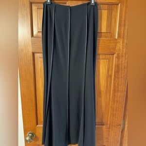 Vintage Lillie Rubin Black Silk Blend Skirt sz 4